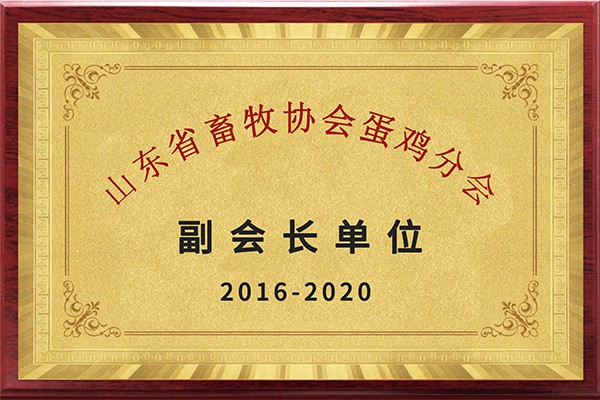 山东省畜牧协会蛋鸡分会副会长单位